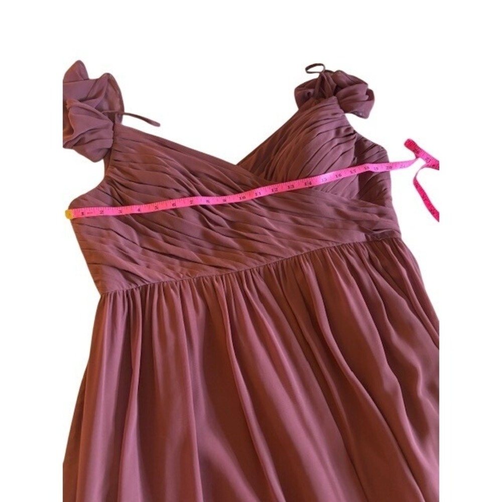 Revelry Terracotta Off the Shoulder Bridesmaid Maxi Dress Earthy Size 18 - Picture 8 of 9
